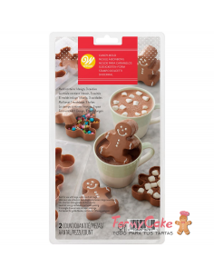 Molde Chocolate 3D Gingerbread Wilton