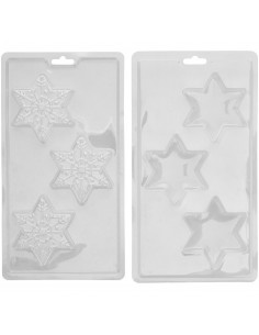 Molde Chocolate 3D Copo De Nieve De Wilton 2