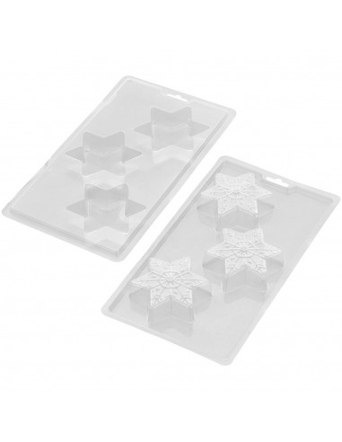 Molde Chocolate 3D Copo De Nieve De Wilton