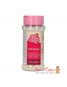 Perlas Blancas Medianas 80gr Funcakes