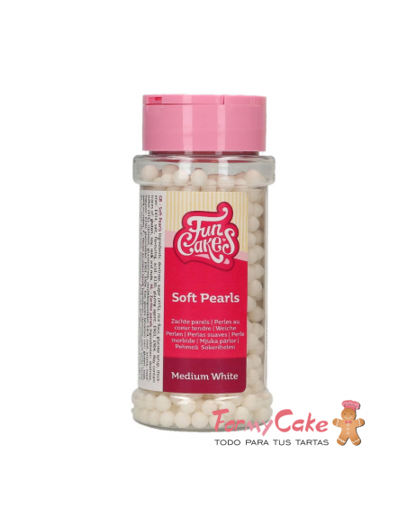 Perlas Blancas Medianas 80gr Funcakes