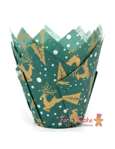 Cápsulas Muffins Reno Verde 36ud House of Marie