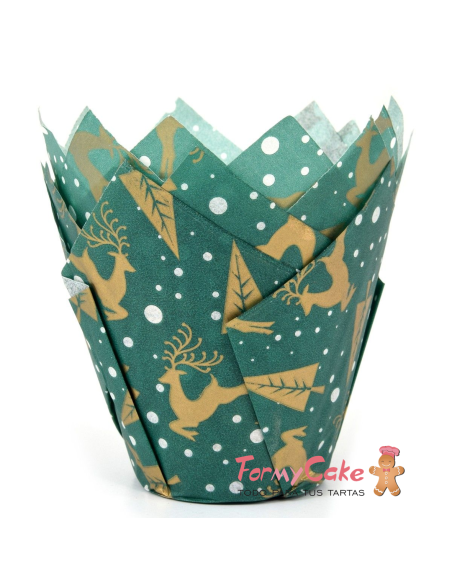 Cápsulas Muffins Reno Verde 36ud House of Marie