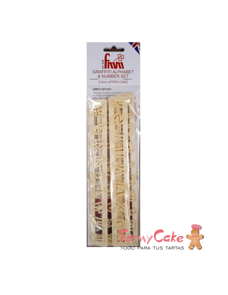 Cortantes Alfabeto y Números Graffiti FMM