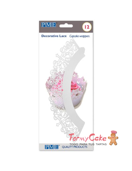 Wrappers 12ud Cruces Blancas PME