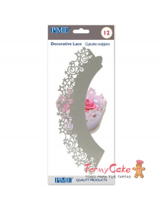 Wrappers 12ud Estrellas Plateadas PME