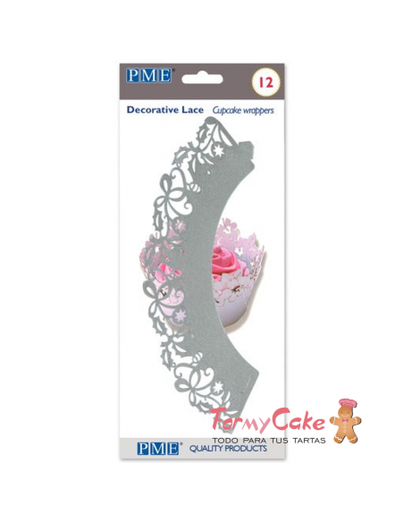 Wrappers 12ud Acebo Plateado PME