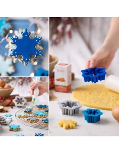 Set Cortadores Copos De Nieve 3ud Decora 2