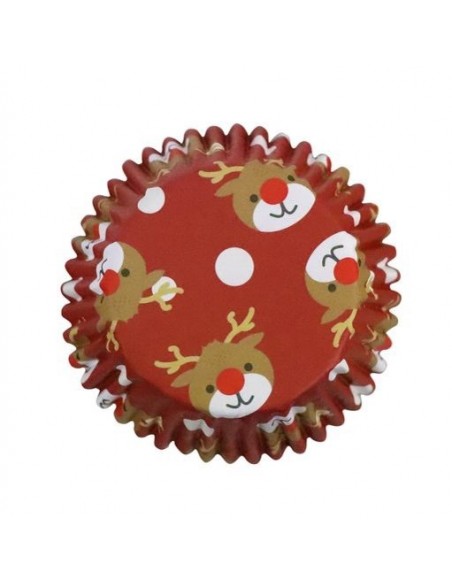 Cápsulas Metalizadas Reno De Navidad 30ud PME