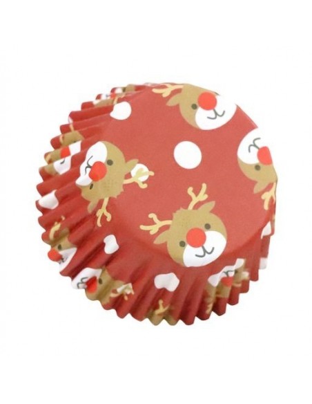 Cápsulas Metalizadas Reno De Navidad 30ud PME