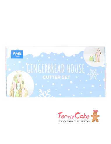 Cortantes Casita De  Jengibre 5pz PME