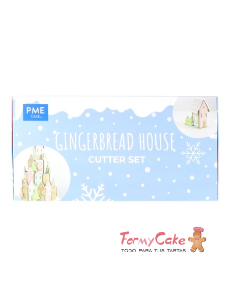 Cortantes Casita De  Jengibre 5pz PME
