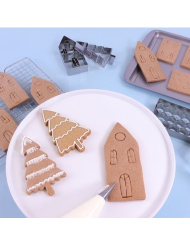 Cortantes Casita De  Jengibre 5pz PME