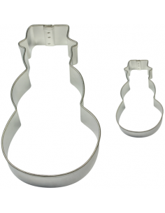 Cortador Galletas Muñeco Nieve 2ud PME 2