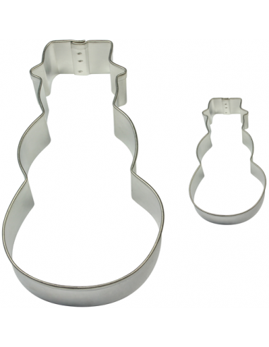 Cortador Galletas Muñeco Nieve 2ud PME