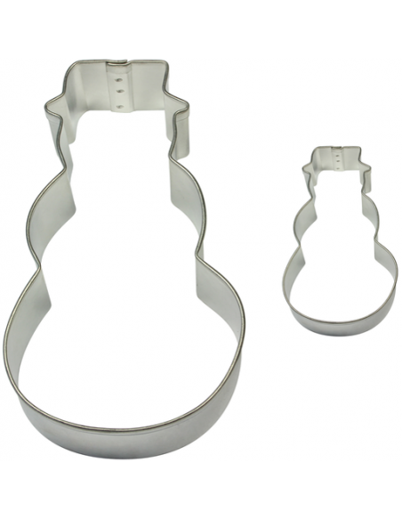 Cortador Galletas Muñeco Nieve 2ud PME