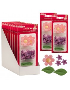 Flores Y Hojas De Oblea Dekora 2