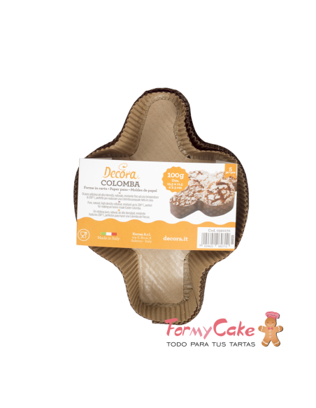Molde para Coloma 750gr 5ud Decora
