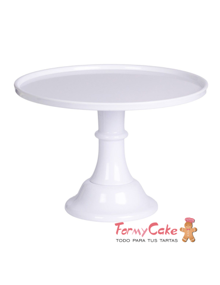Stand Para Tartas Grande Blanco 30cm