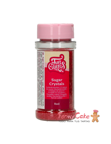 Azúcar Rojo 80gr Funcakes