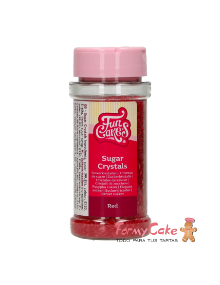 Azúcar Rojo 80gr Funcakes