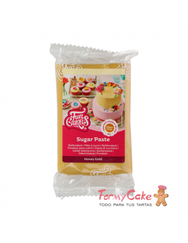 Fondant Miel Dorada 250gr Funcakes