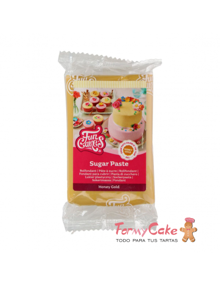 Fondant Miel Dorada 250gr Funcakes