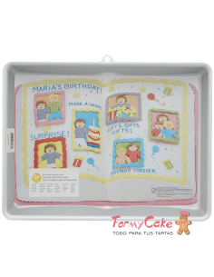 Molde  de Libro de Aluminio  Wilton