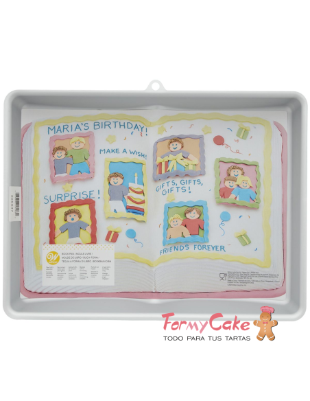 Molde  de Libro de Aluminio  Wilton