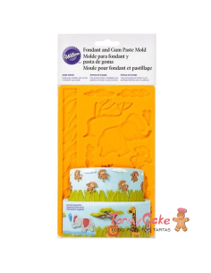 Molde Fondant Diseño Selva Wilton
