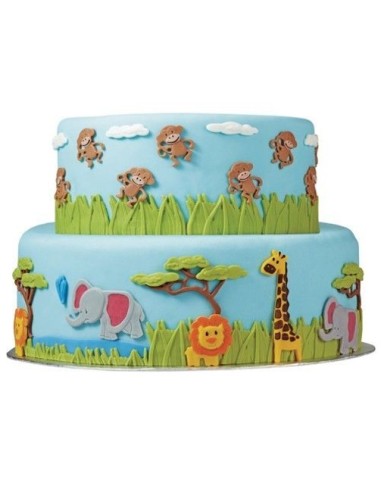 Molde Fondant Diseño Selva Wilton