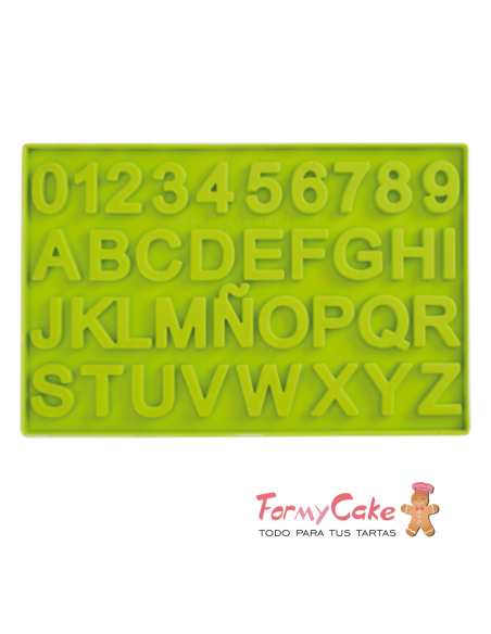 Molde Silicona Letras Y Números Chocolate Ibili