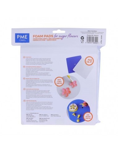 Almohadillas Fondant 2ud Modelado Flores PME