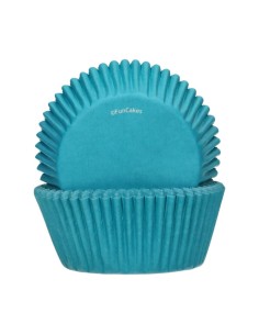 Cápsulas para Hornear Turquesa 48ud. Funcakes 2