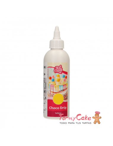 Choco Drip Amarillo 180gr. Funcakes
