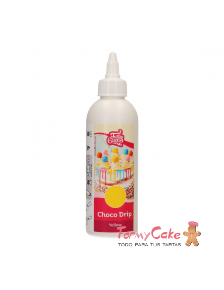 Choco Drip Amarillo 180gr. Funcakes