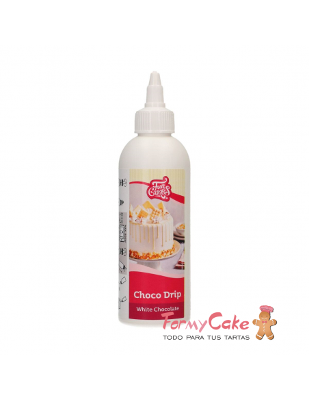 Choco Drip Chocolate Blanco 180gr. Funcakes