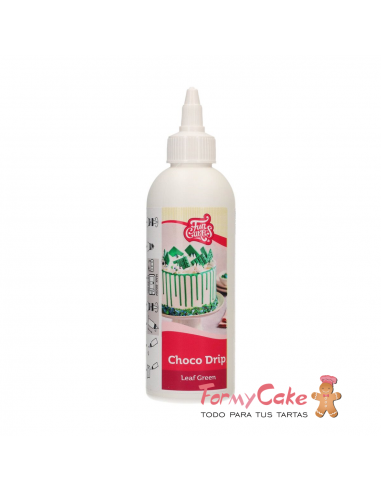 Choco Drip Verde Hoja 180gr. Funcakes