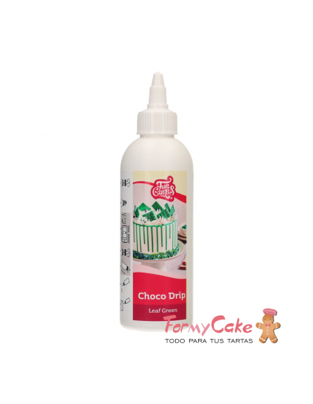Choco Drip Verde Hoja 180gr. Funcakes