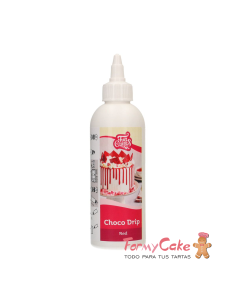 Choco Drip Rojo 180gr. Funcakes