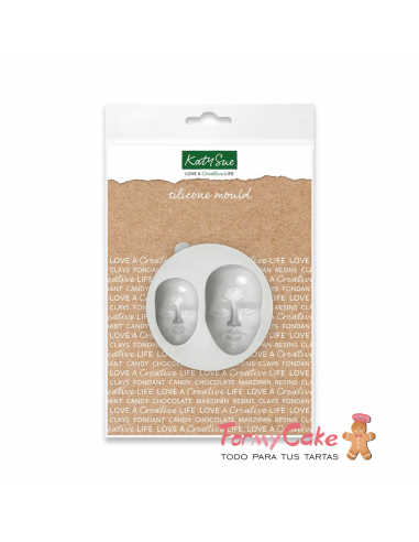 Molde Silicona Caras Katy Sue 