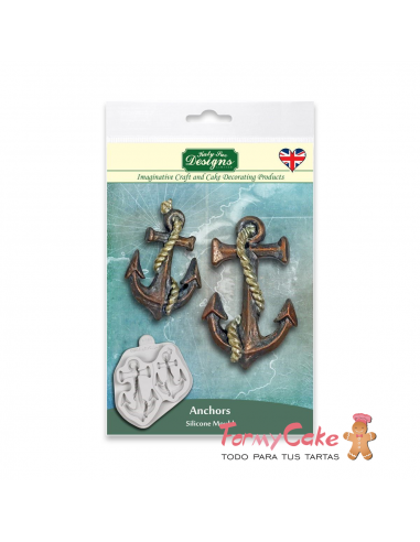 Molde de Silicona Anclas Katy Sue
