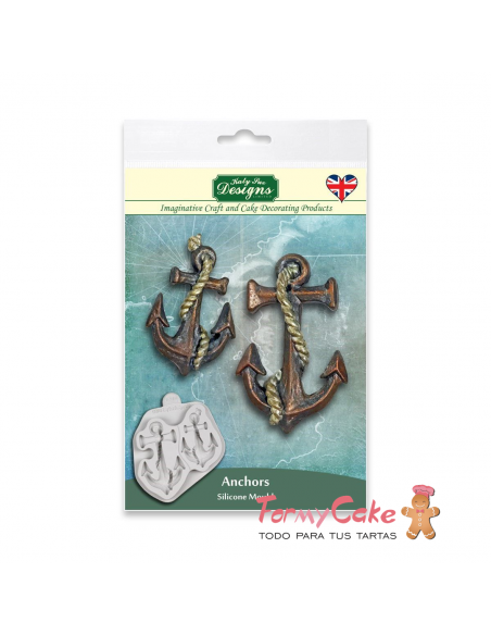 Molde de Silicona Anclas Katy Sue
