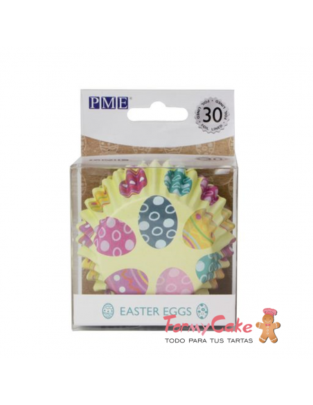 Cápsulas Aluminio Huevos Pascua 30ud PME