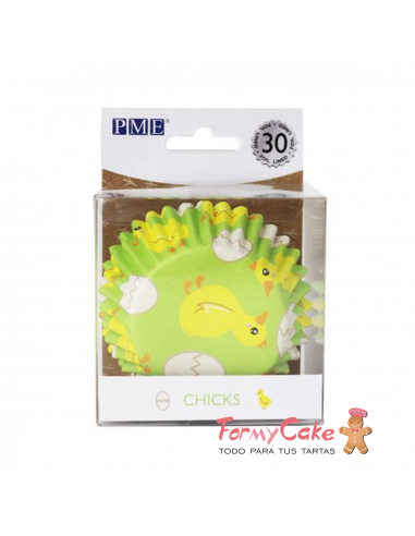 Cápsulas Aluminio Pollito Pascua 30ud PME