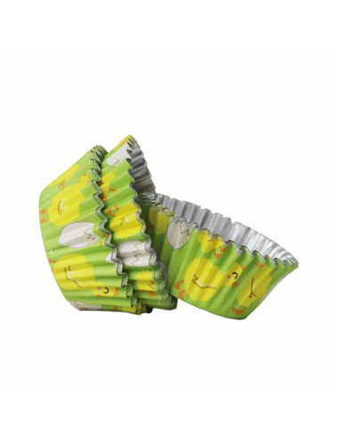 Cápsulas Aluminio Pollito Pascua 30ud PME