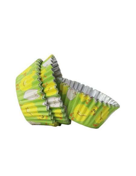 Cápsulas Aluminio Pollito Pascua 30ud PME