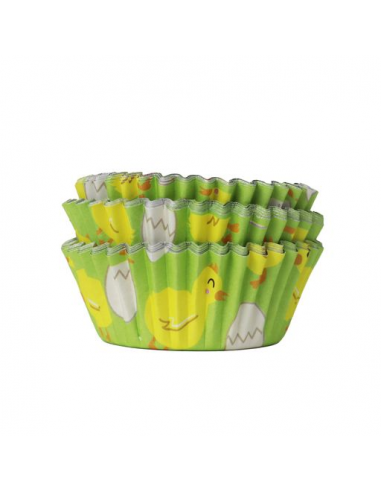 Cápsulas Aluminio Pollito Pascua 30ud PME