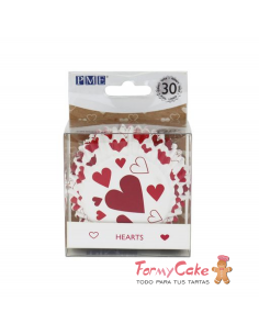 Cápsulas Aluminio PME Corazones 30ud