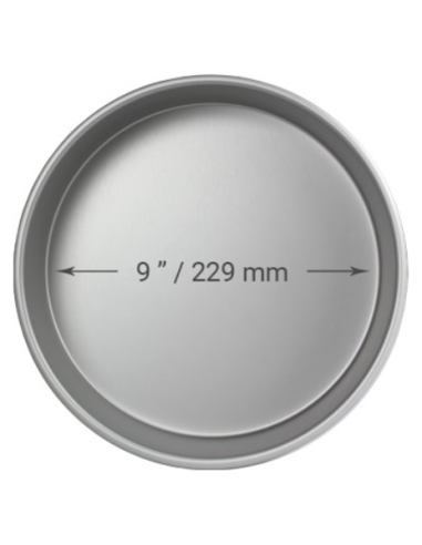 Molde Redondo Metal 22,9x7,6cm PME